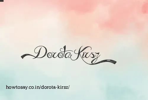 Dorota Kirsz