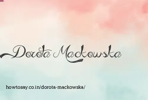 Dorota Mackowska
