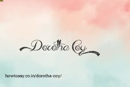 Dorotha Coy