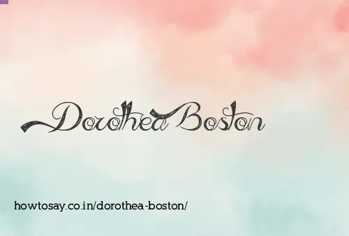 Dorothea Boston