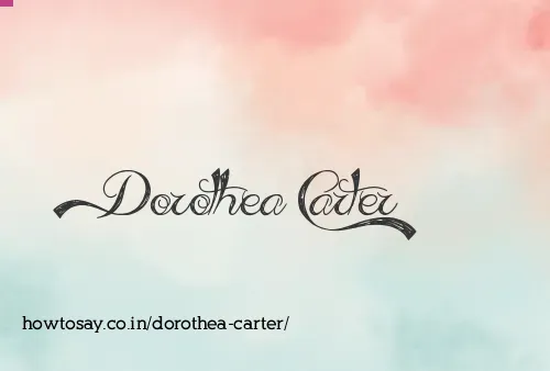 Dorothea Carter
