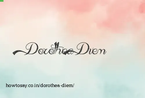 Dorothea Diem