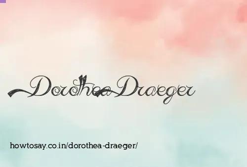 Dorothea Draeger