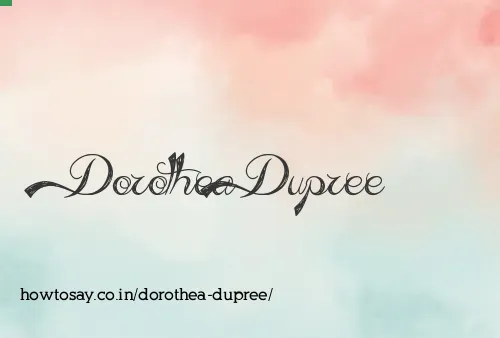 Dorothea Dupree