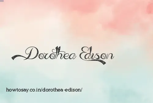 Dorothea Edison
