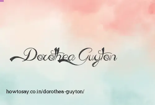 Dorothea Guyton