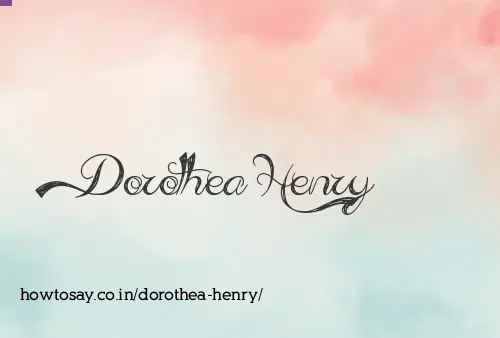 Dorothea Henry