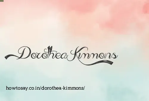 Dorothea Kimmons