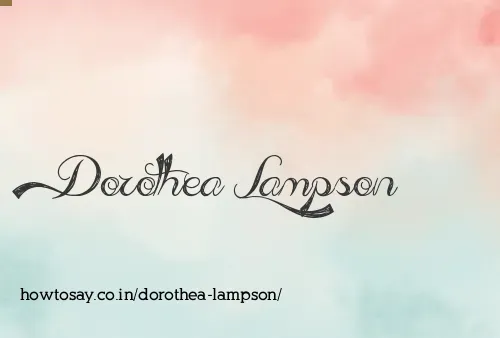 Dorothea Lampson