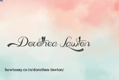 Dorothea Lawton