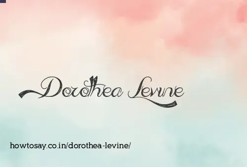 Dorothea Levine