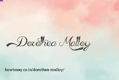 Dorothea Malloy