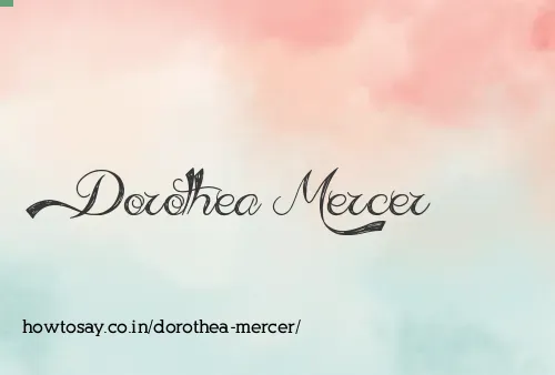 Dorothea Mercer
