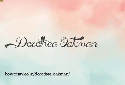 Dorothea Oakman