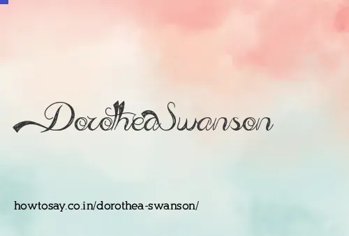 Dorothea Swanson