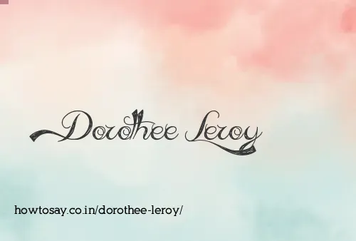Dorothee Leroy