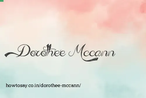 Dorothee Mccann