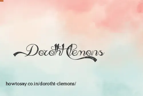 Dorotht Clemons