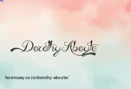 Dorothy Aboyte