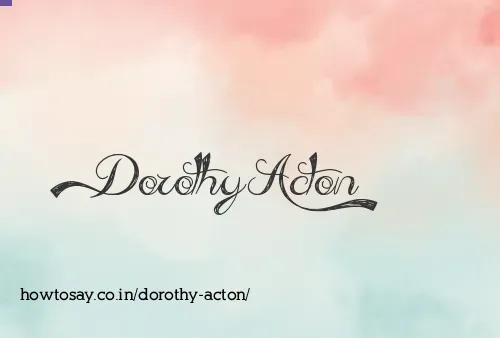 Dorothy Acton