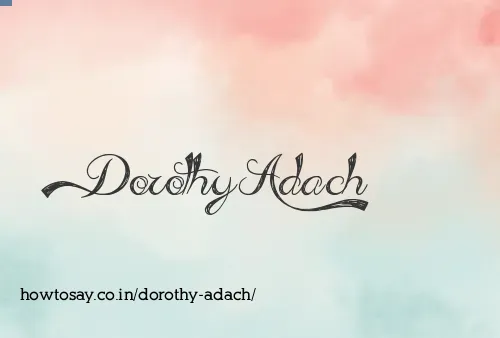 Dorothy Adach