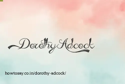 Dorothy Adcock