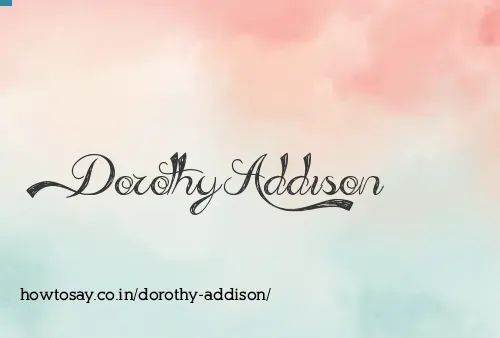 Dorothy Addison