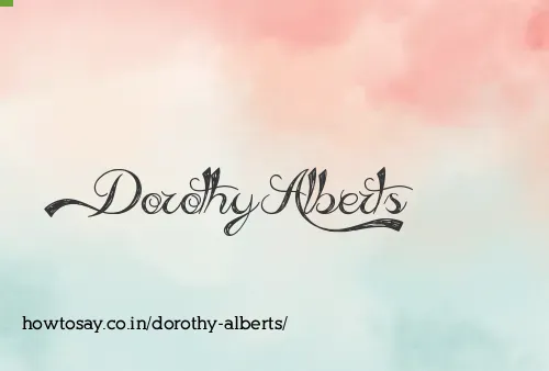Dorothy Alberts