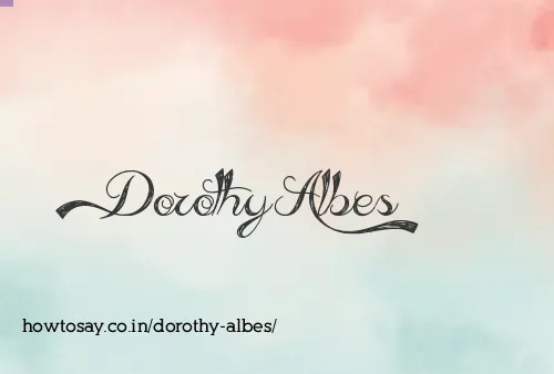 Dorothy Albes