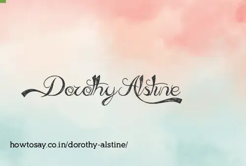 Dorothy Alstine