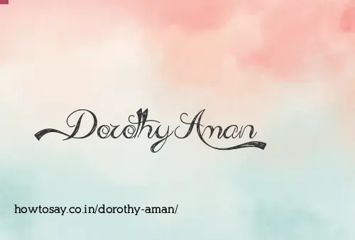 Dorothy Aman