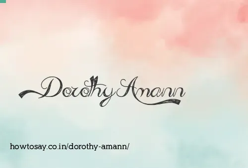 Dorothy Amann