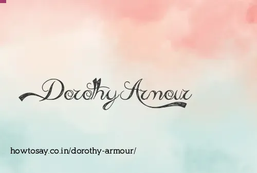 Dorothy Armour