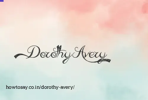 Dorothy Avery