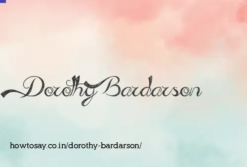Dorothy Bardarson