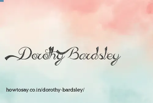 Dorothy Bardsley