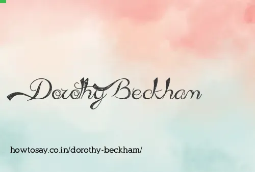 Dorothy Beckham