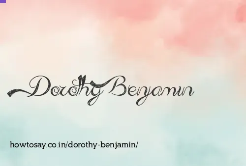 Dorothy Benjamin