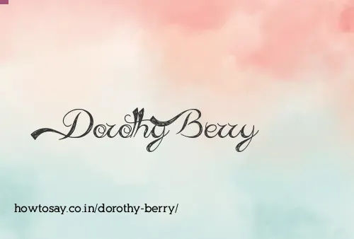 Dorothy Berry