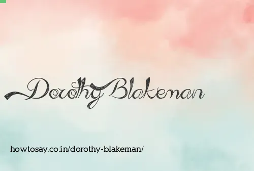 Dorothy Blakeman