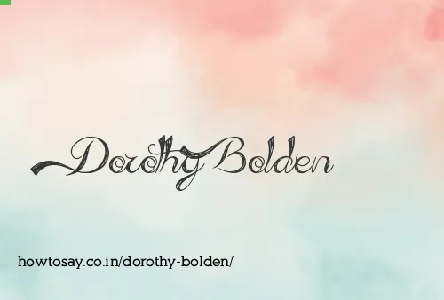 Dorothy Bolden