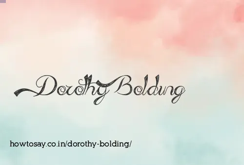 Dorothy Bolding
