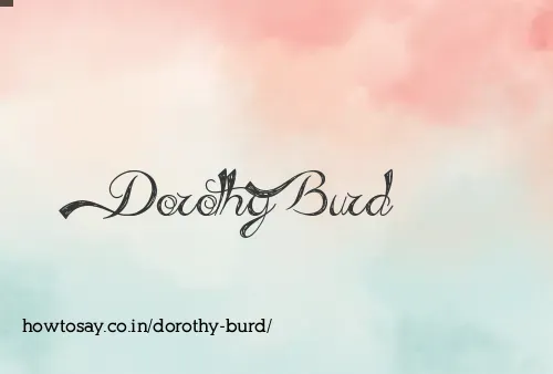 Dorothy Burd