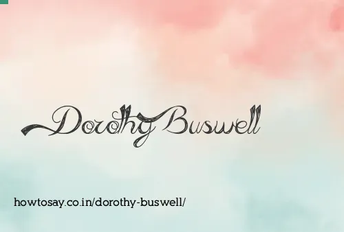 Dorothy Buswell
