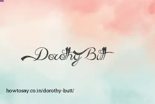 Dorothy Butt