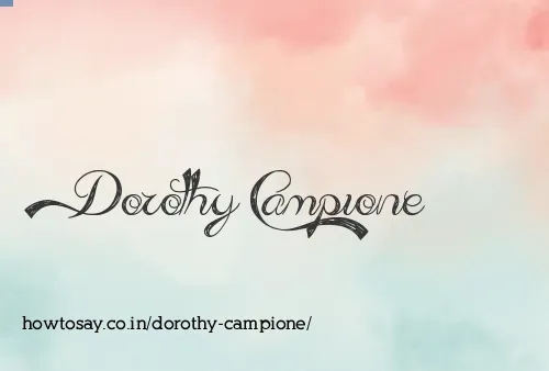 Dorothy Campione