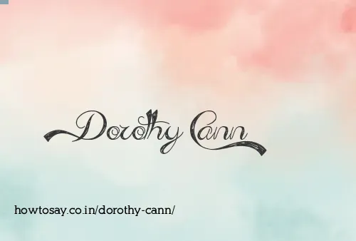 Dorothy Cann