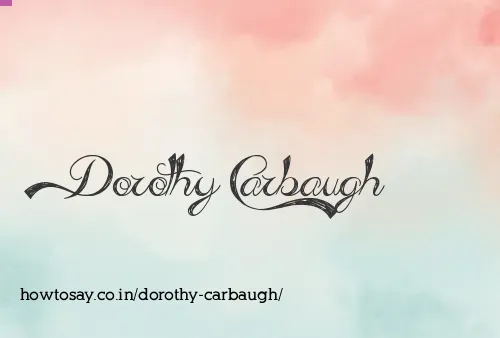 Dorothy Carbaugh