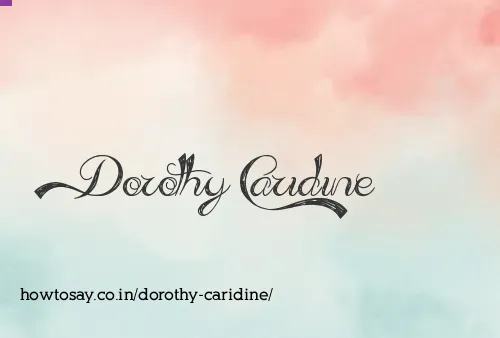 Dorothy Caridine