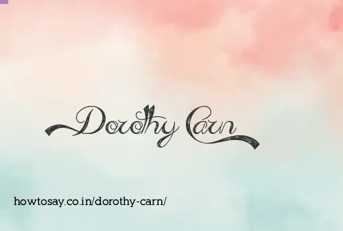 Dorothy Carn